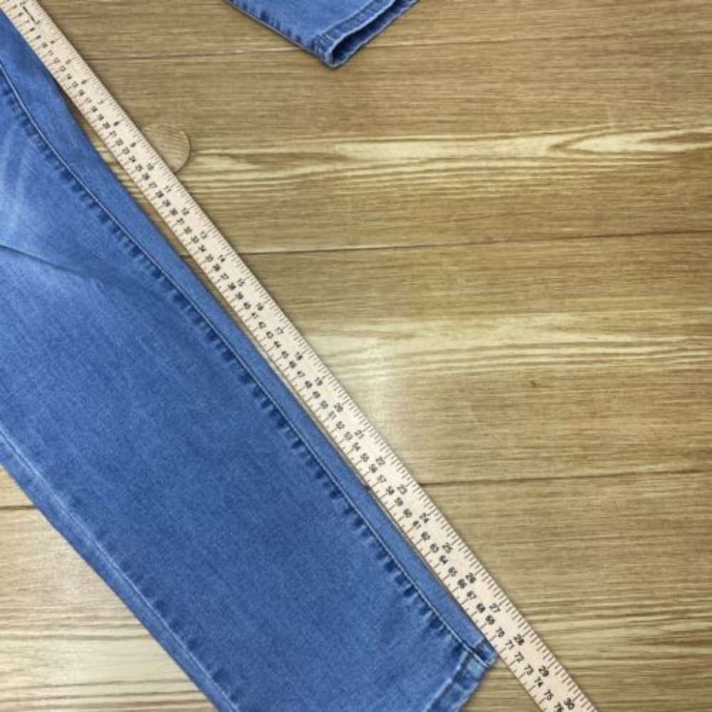 Womens Gogo Jean Skinny Jeans High Rise Distressed Denim Pants Size 14 - Picture 14 of 16
